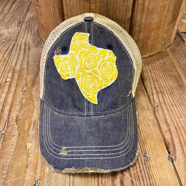 Texas Rose Hat - Made in Missouri - Online Only