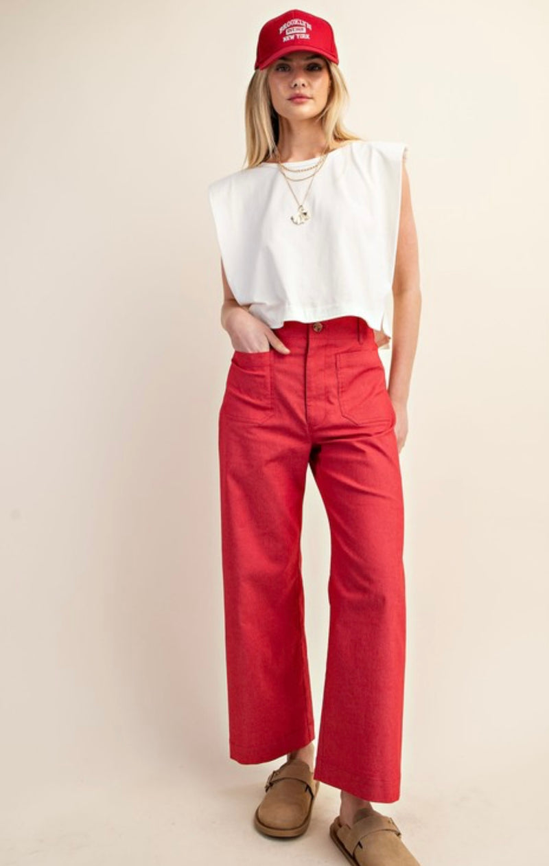 On The Go Crop Summer Pant
