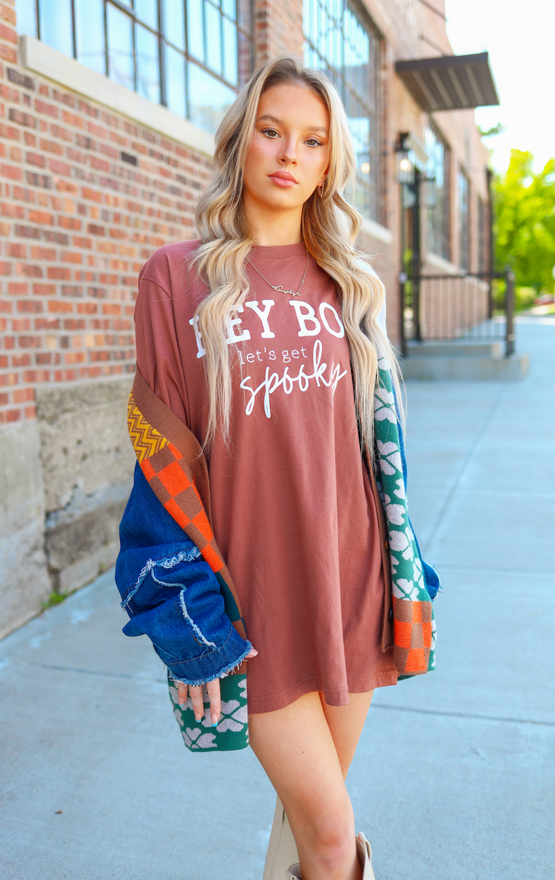Hey Boo.. Long Sleeve Tee