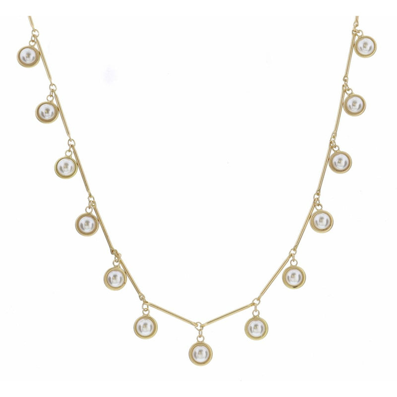 Gold Kendra Station Necklace W/ Charms