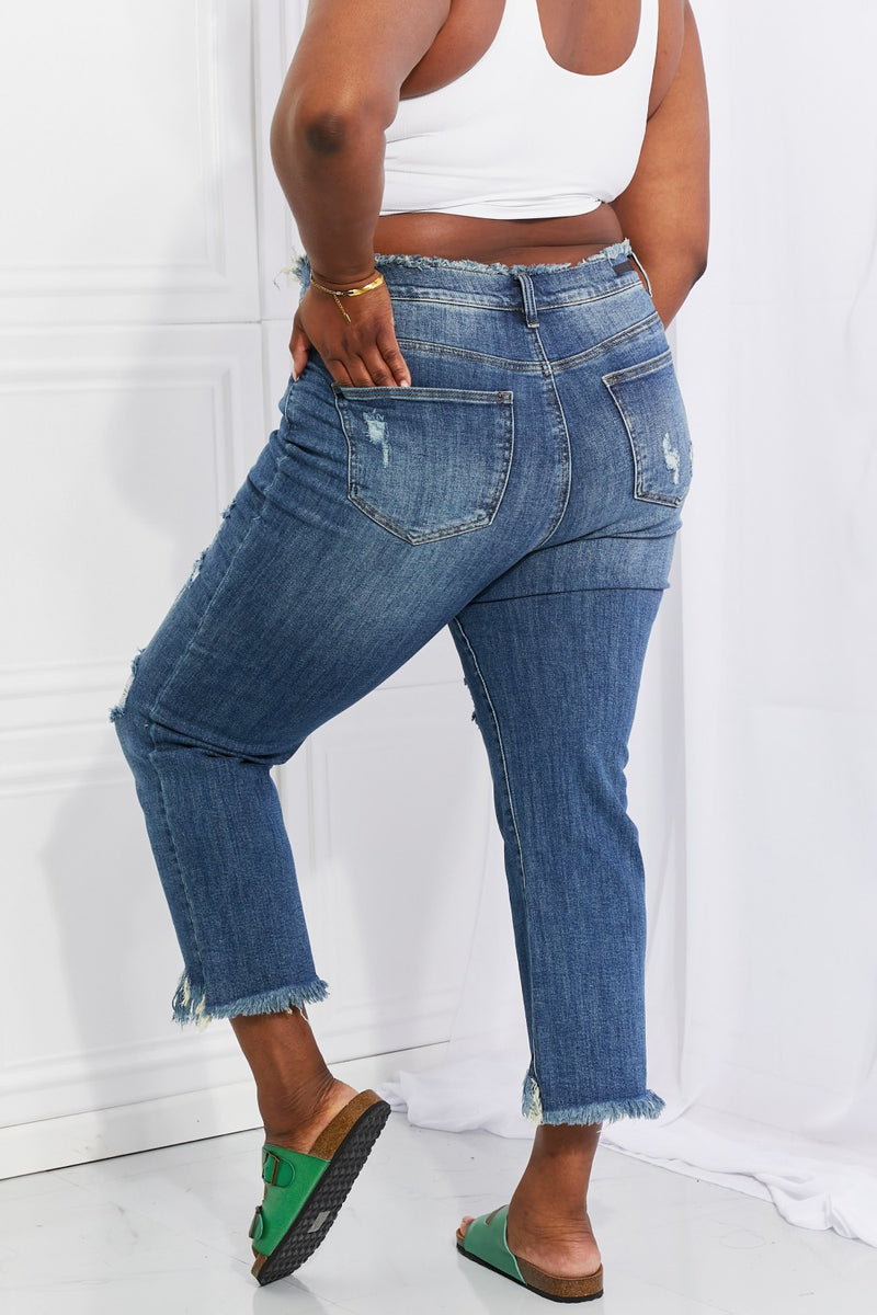 Undone Chic Straight Leg Jeans by Risen (Online only)