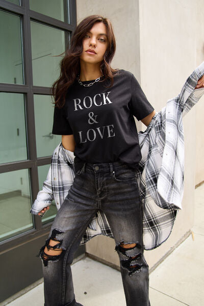 ROCK ＆ LOVE Short Sleeve T-Shirt (Online Only)