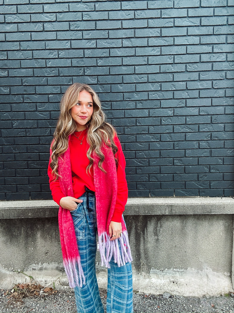 Red/Boyfriend Sweatshirt