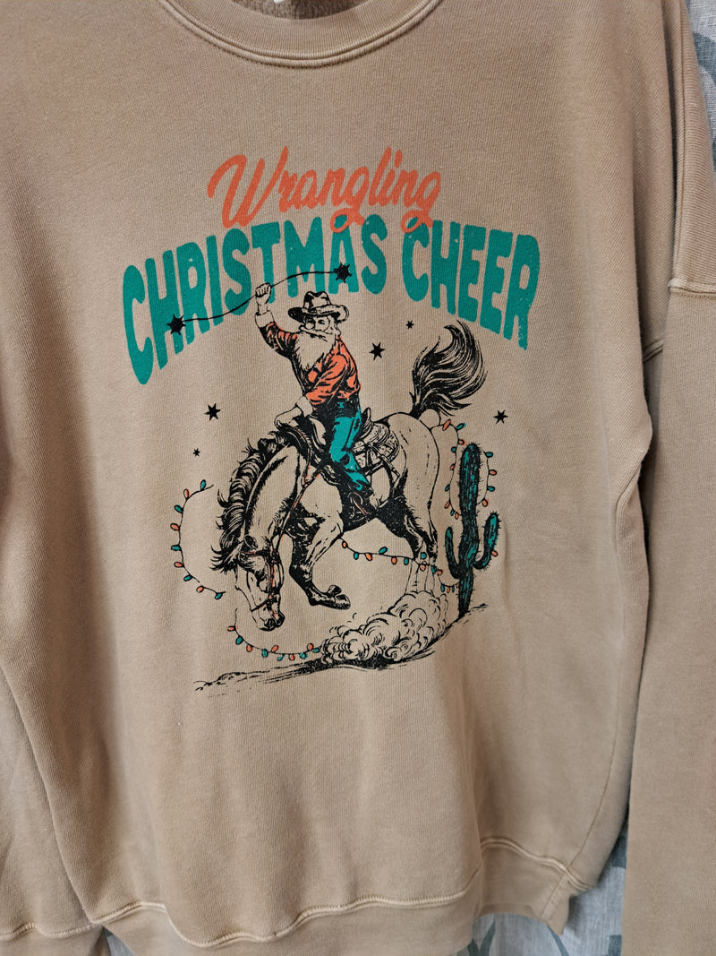 Wrangling Christmas Cheer Sweatshirt
