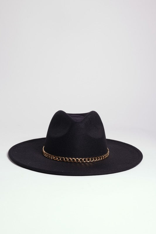 FASHIONISTA CHAIN FEDORA (Online Only)