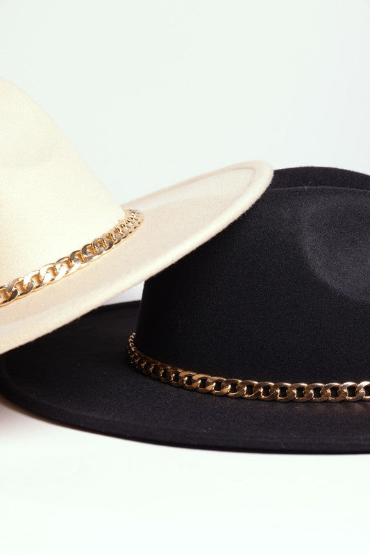 FASHIONISTA CHAIN FEDORA (Online Only)