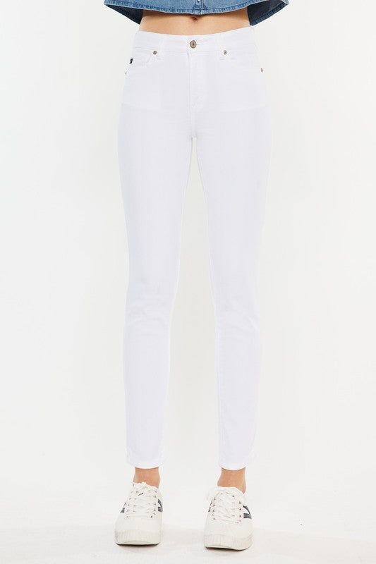 High Rise Ankle Skinny Jeans (Online Only/Ships from USA)