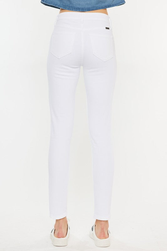 High Rise Ankle Skinny Jeans (Online Only/Ships from USA)