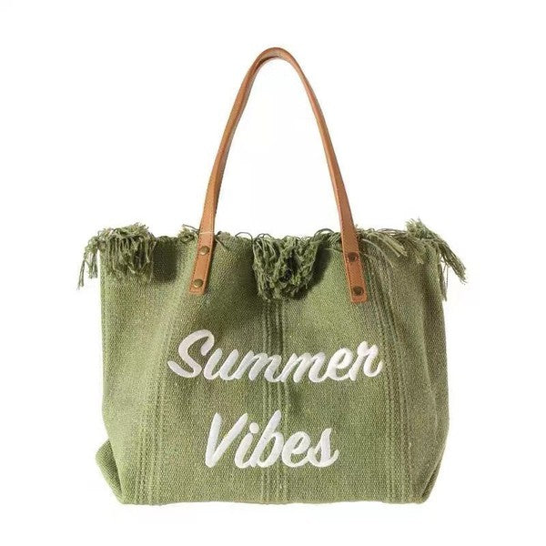 Summer Vibes Tote Handbag Purse (Online Only/Ships from USA)