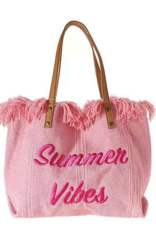 Summer Vibes Tote Handbag Purse (Online Only/Ships from USA)