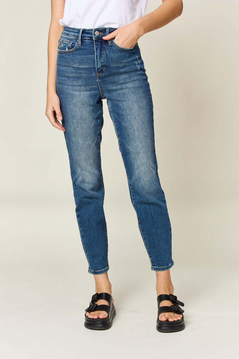 Judy BlueTummy Control High Waist Slim Jeans (Online Only/Ships from USA)
