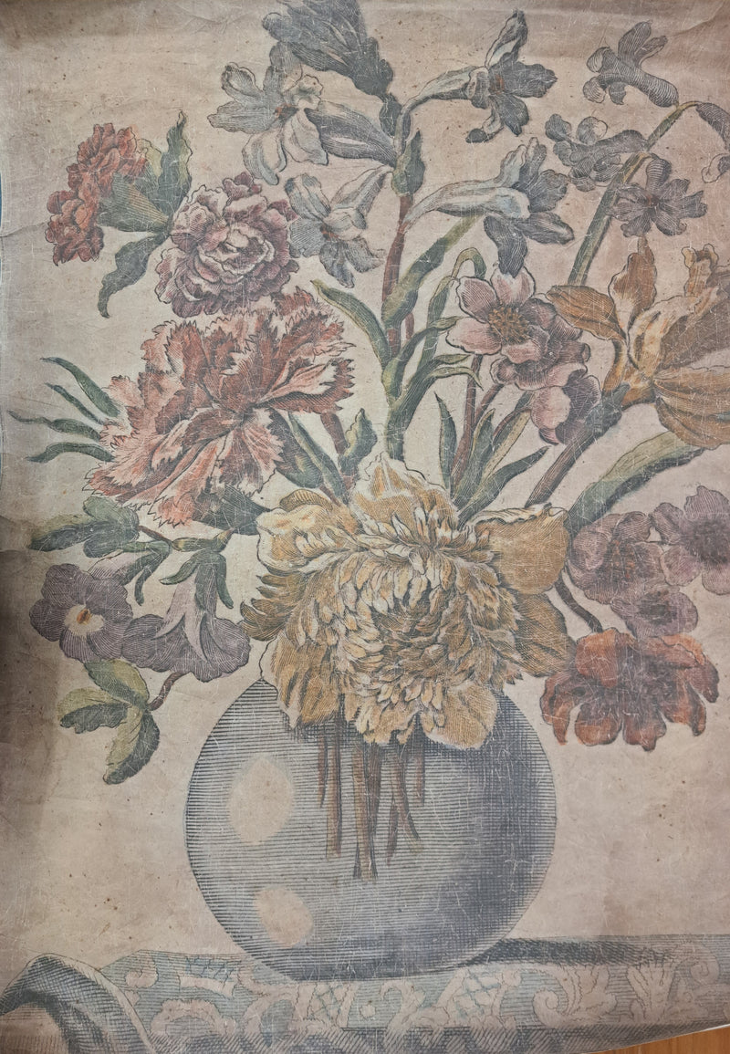 Flowers in Vase Paper Portrait