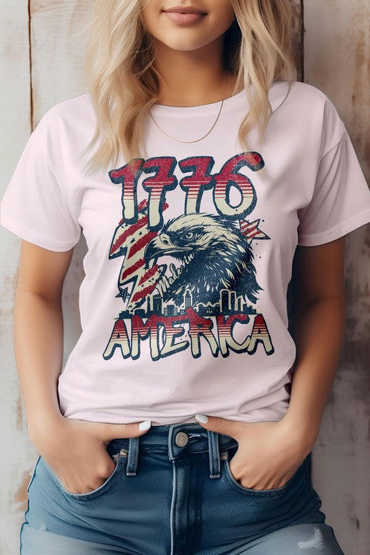 1776 America 4th of July Graphic Tee (Online Only/Ships from USA)