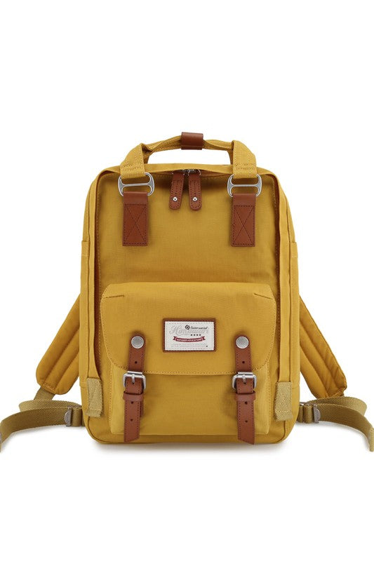 14.9 VINTAGE WATERPROOF BACKPACK-SOLID  (Online Only/Ships from USA)