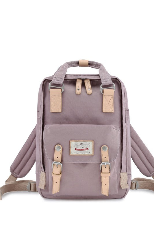 14.9 VINTAGE WATERPROOF BACKPACK-SOLID  (Online Only/Ships from USA)