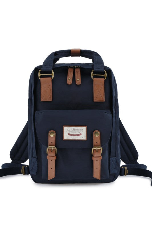 14.9 VINTAGE WATERPROOF BACKPACK-SOLID  (Online Only/Ships from USA)