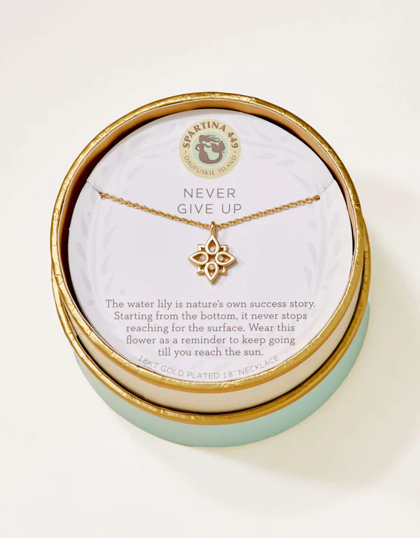Sea La Vie Never Give Up Necklace
