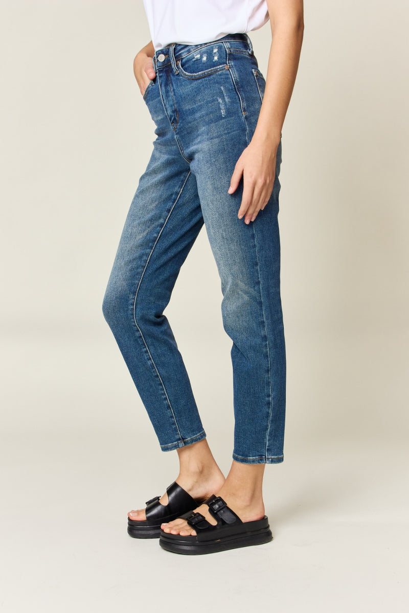 Judy BlueTummy Control High Waist Slim Jeans (Online Only/Ships from USA)