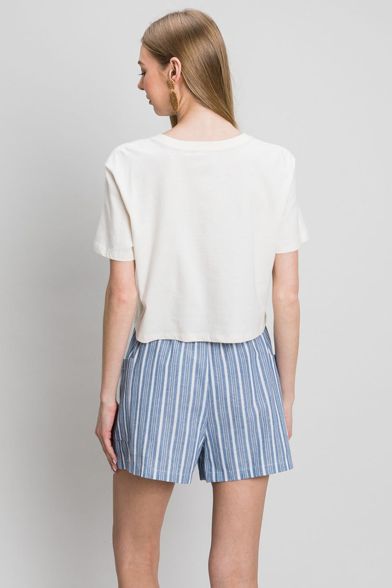 Yarn Dye Striped Shorts (Online Only/Ships from USA)