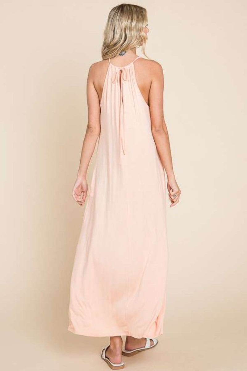 Tie Back Maxi Cami Dress (Online Only/Ships from USA)