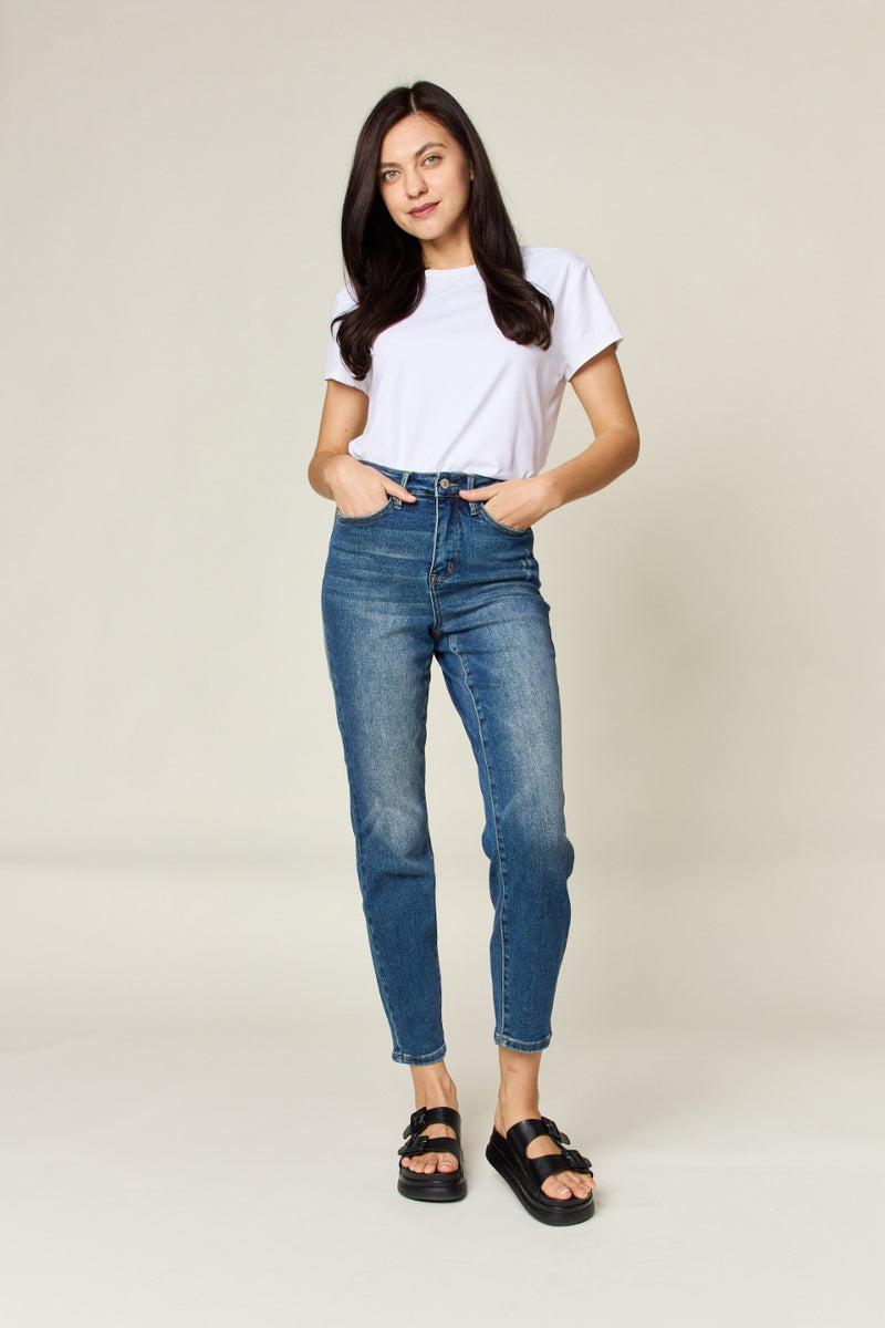 Judy BlueTummy Control High Waist Slim Jeans (Online Only/Ships from USA)