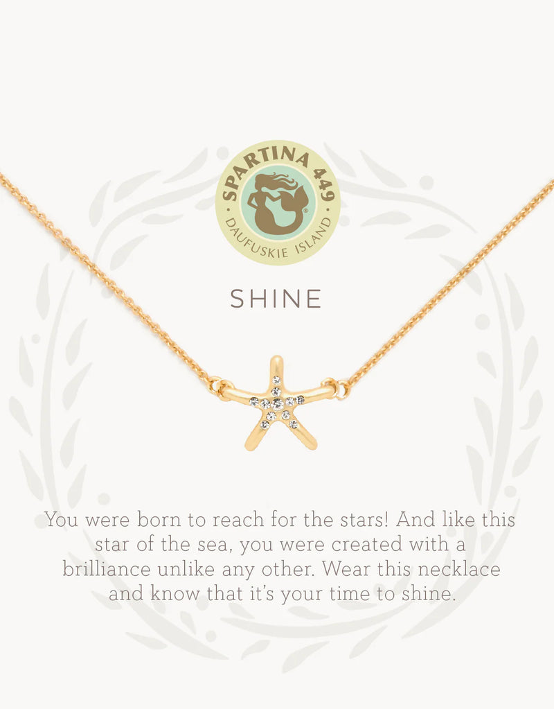 Sea La Vie Shine Starfish Necklace