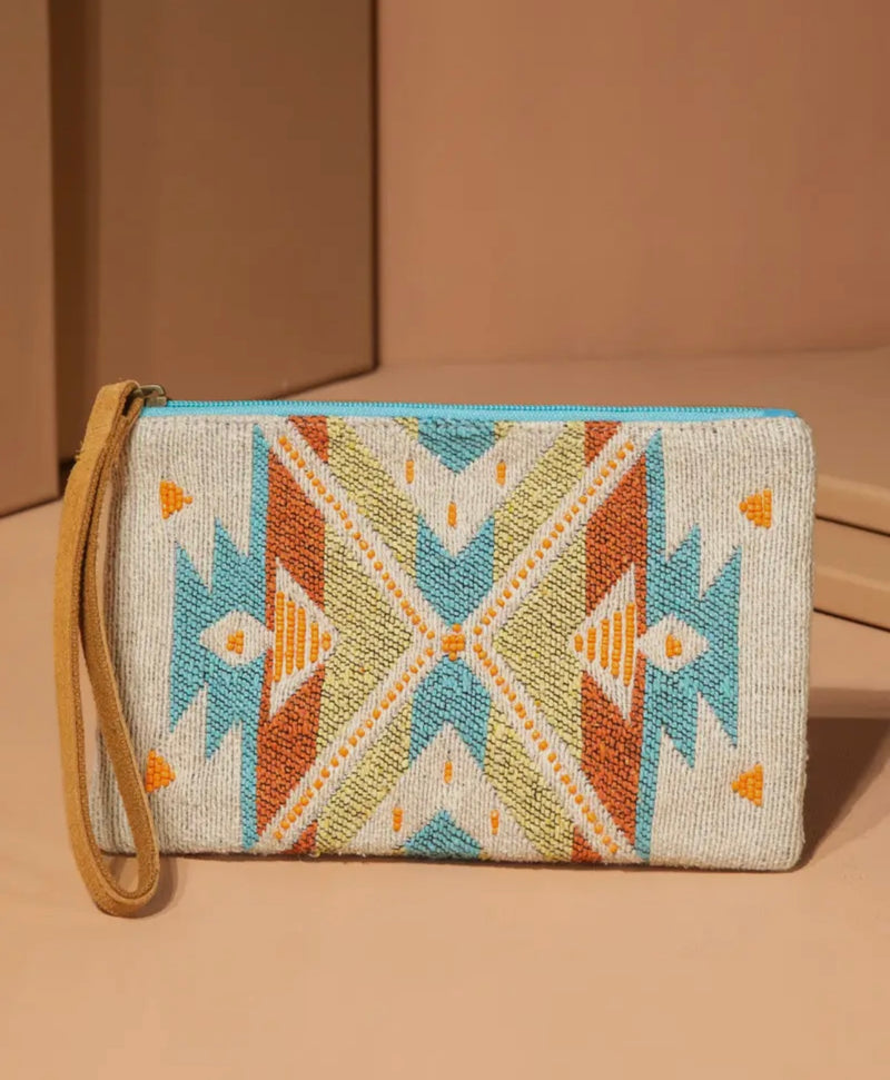 Shaunna Handmade Ethnic Pattern Clutch