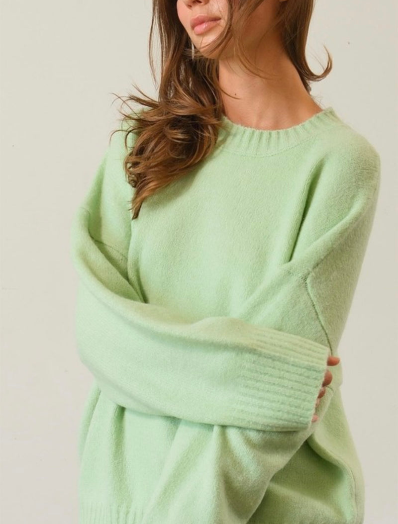 Pistacio Oversized Pullover