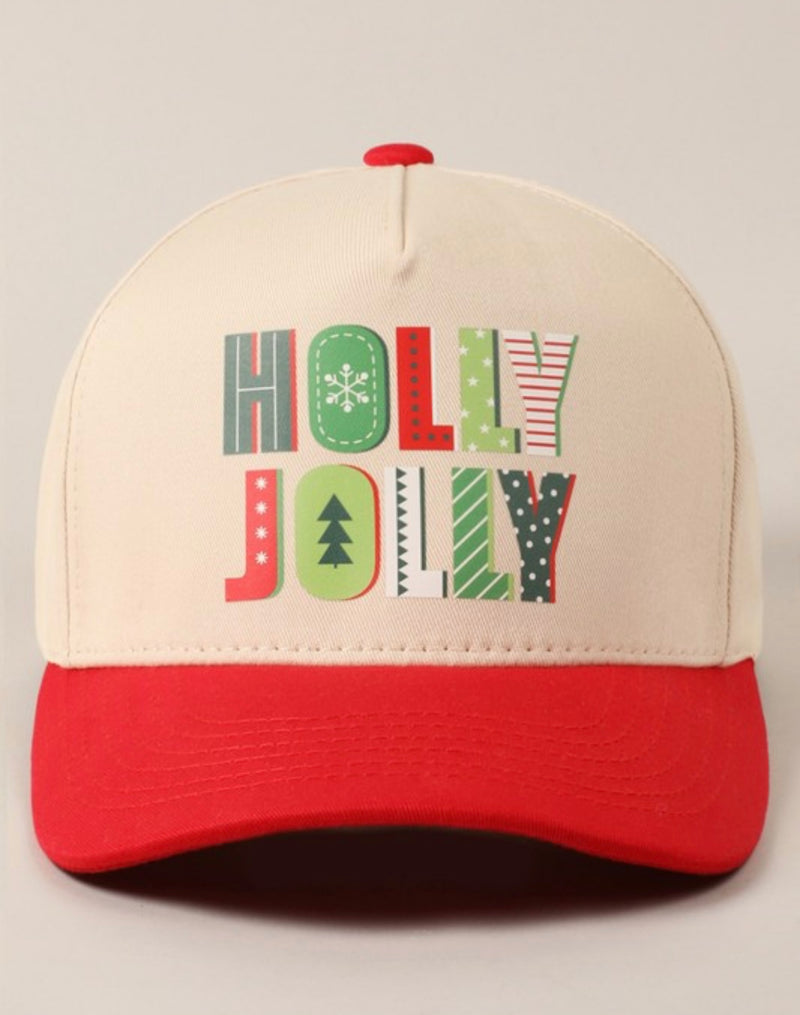Holly Jolly Trucker Hat