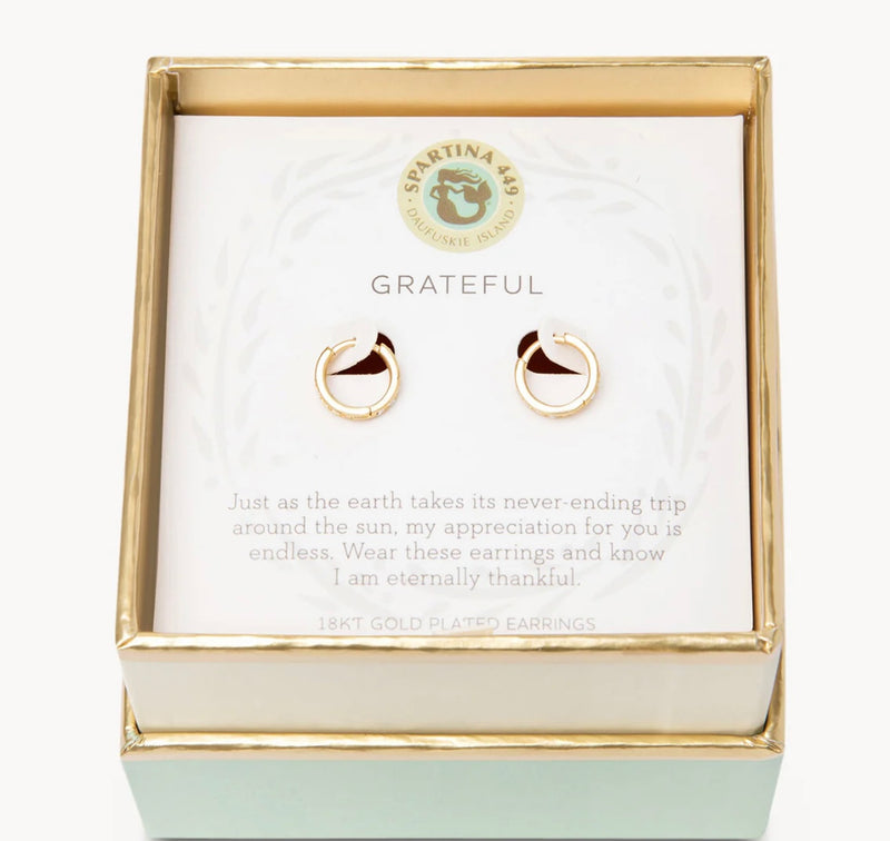 Sea La Vie Grateful/Ring Stud