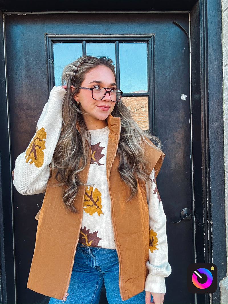 TIE SIDE PUFFER VEST