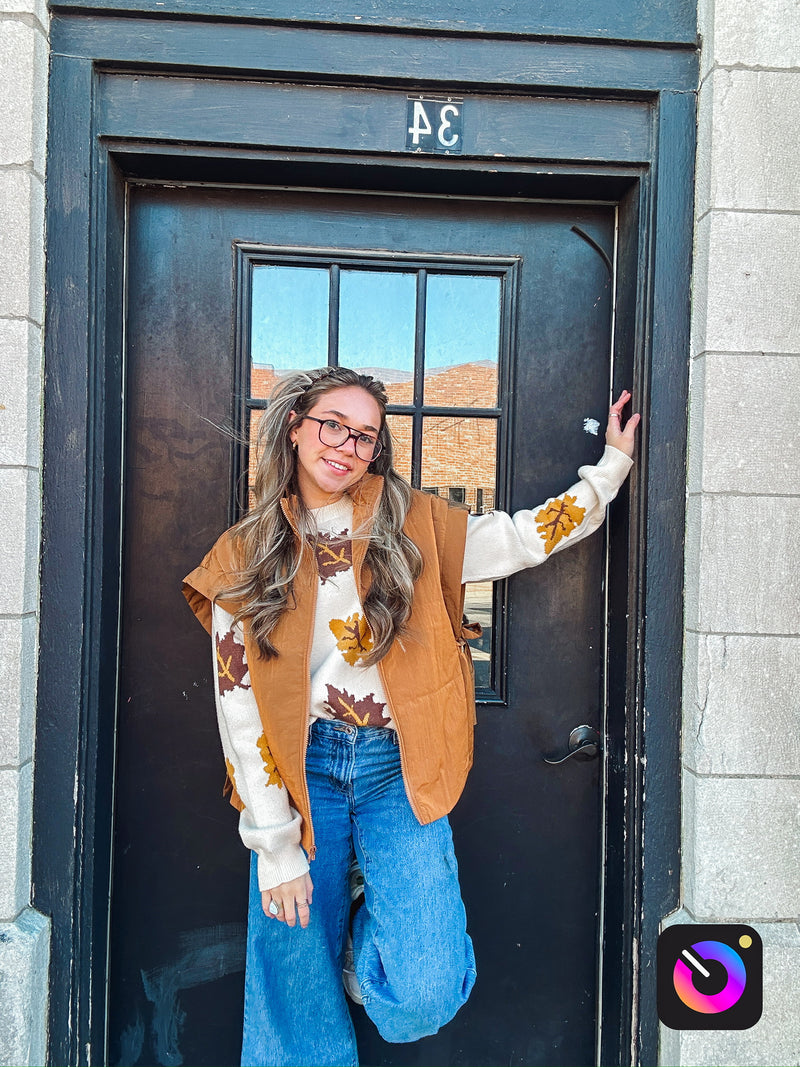 TIE SIDE PUFFER VEST