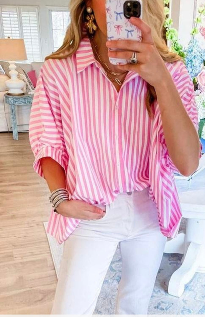 Summer Chic Oversized Top