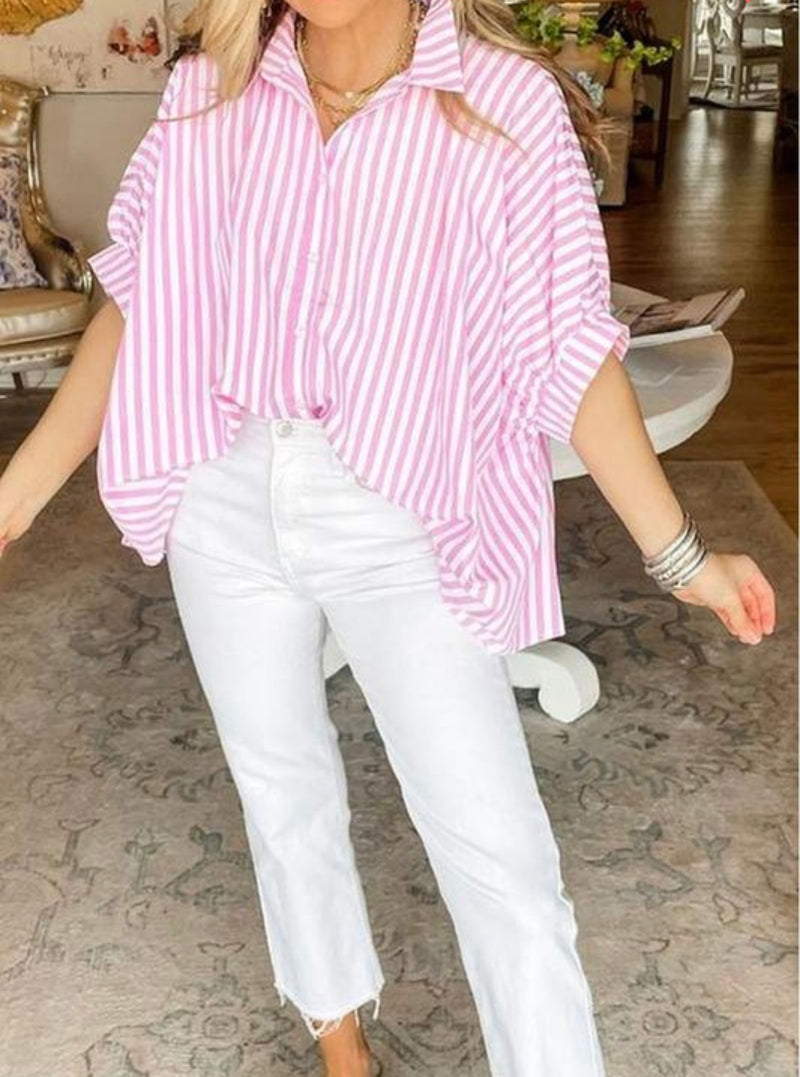 Summer Chic Oversized Top