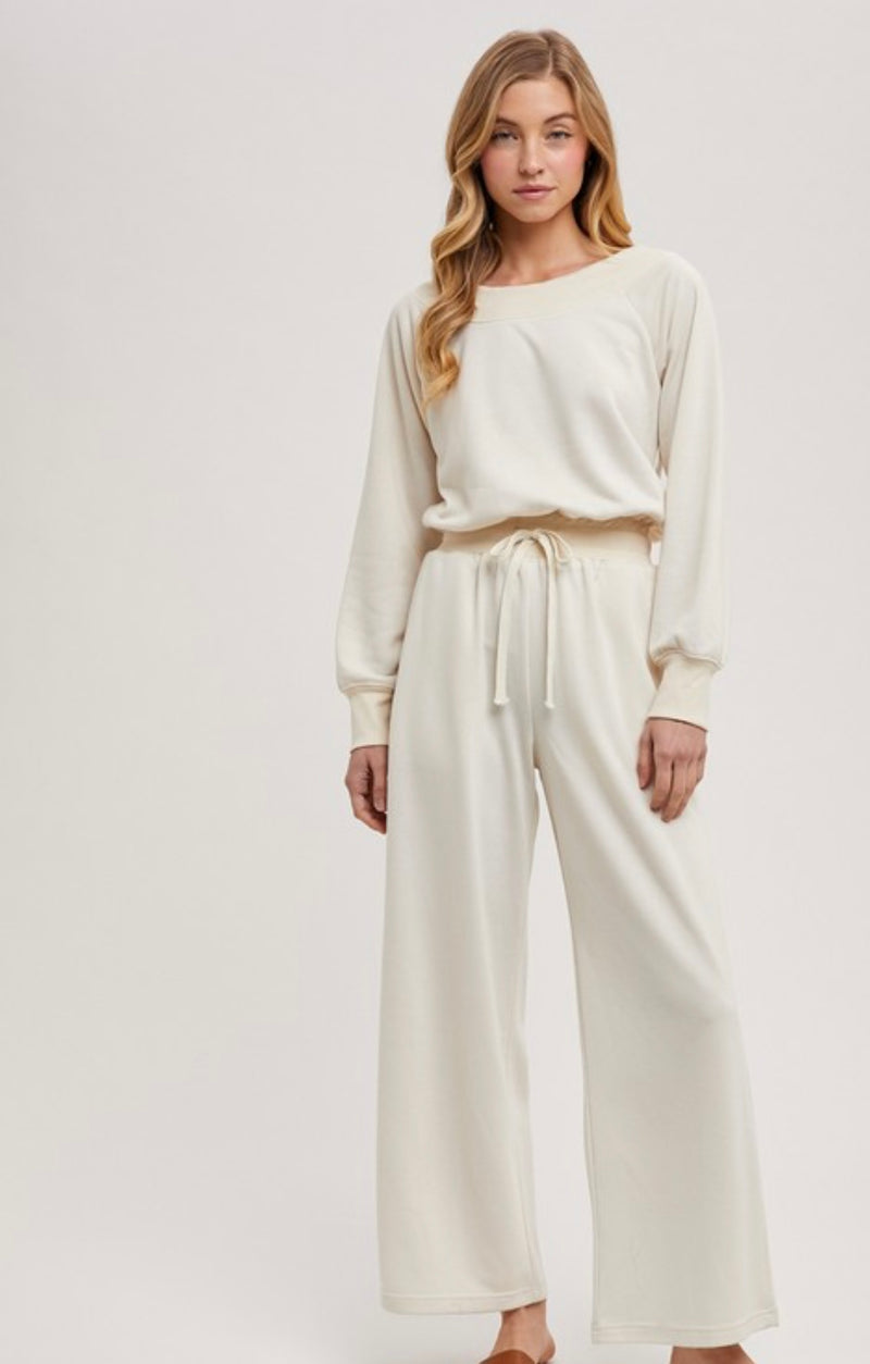 Josalyn Off The Shoulder Knit Jumpsuit