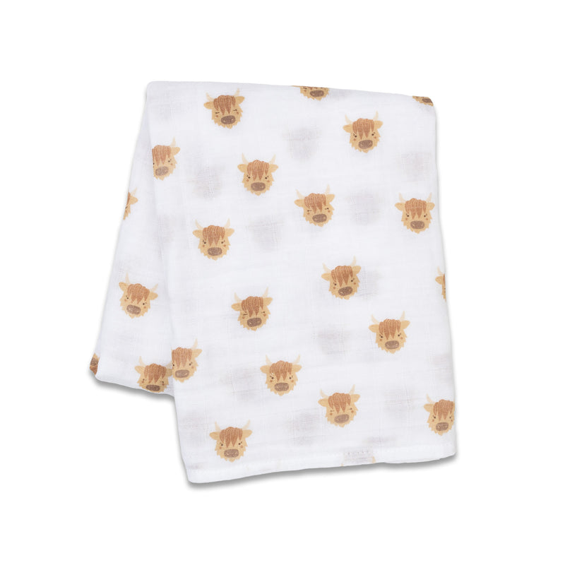Scottish Highland Cows Swaddle