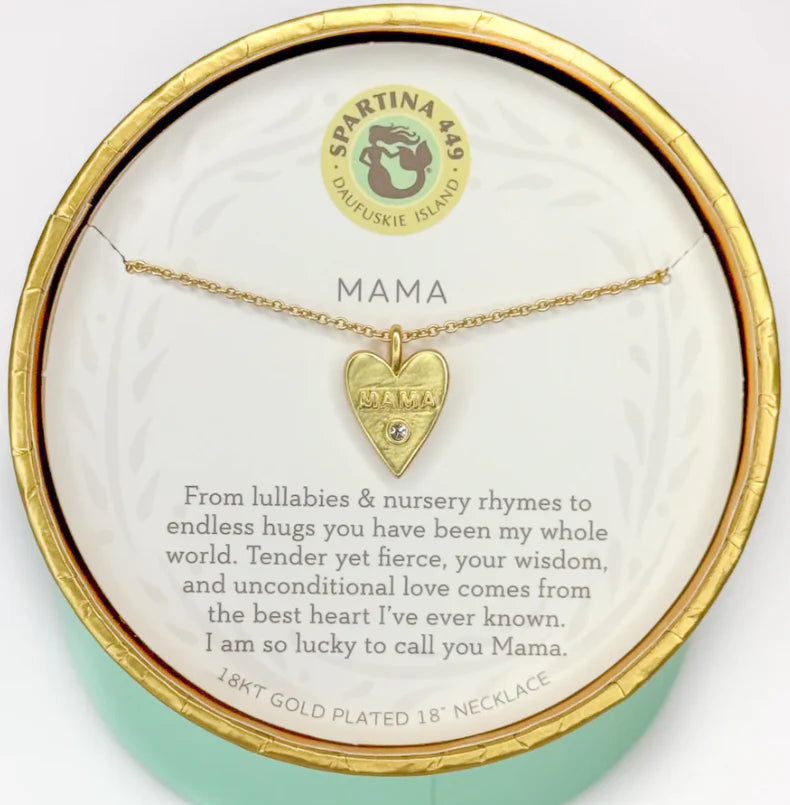 Sea La Vie Mama Heart Necklace
