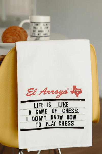El Arroyo Tea Towel - Chess