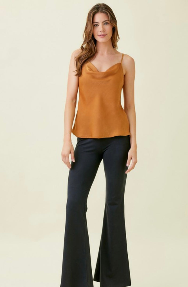 Silky Draped Neck Camisole