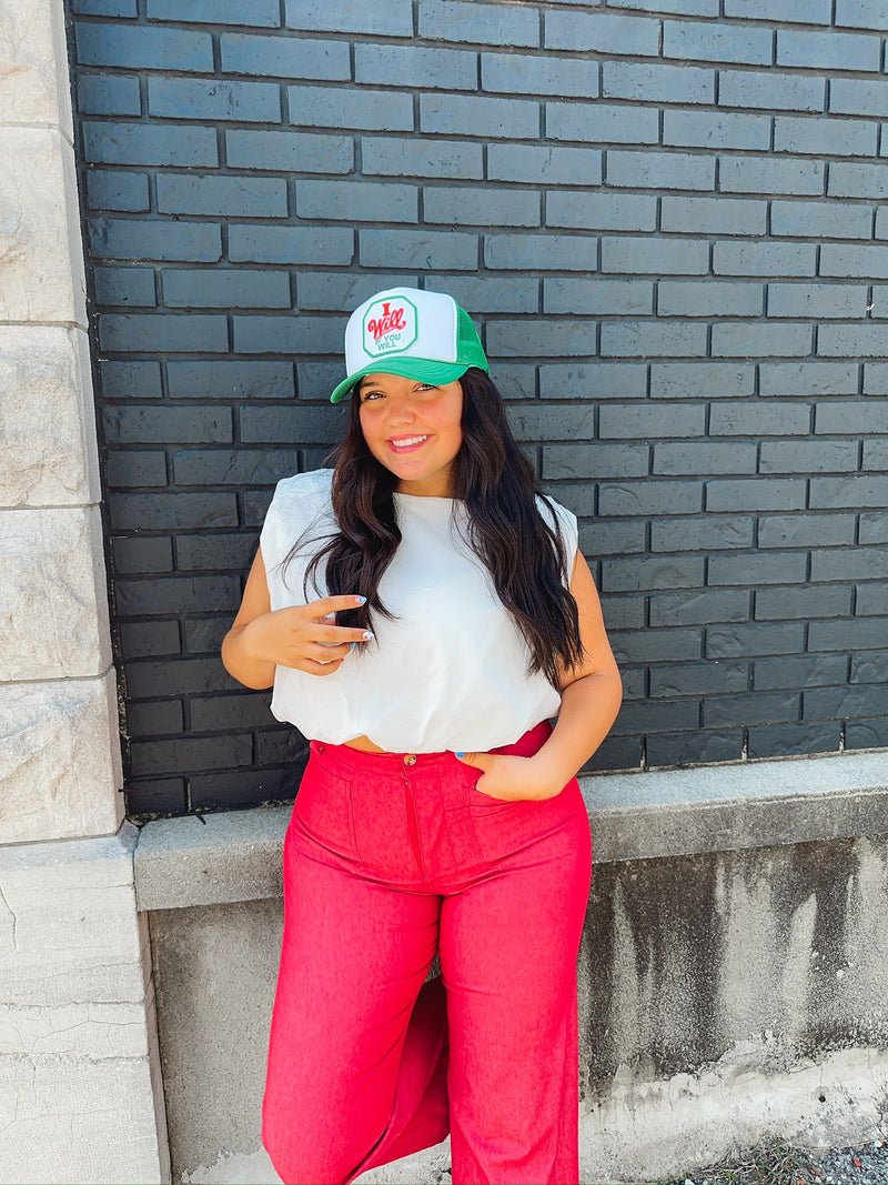 Jovi Cropped Bubble Top