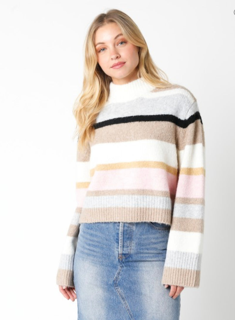 New Day Stripe Sweater