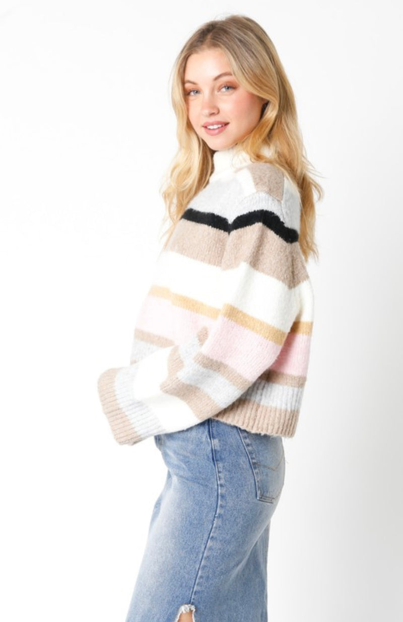 New Day Stripe Sweater