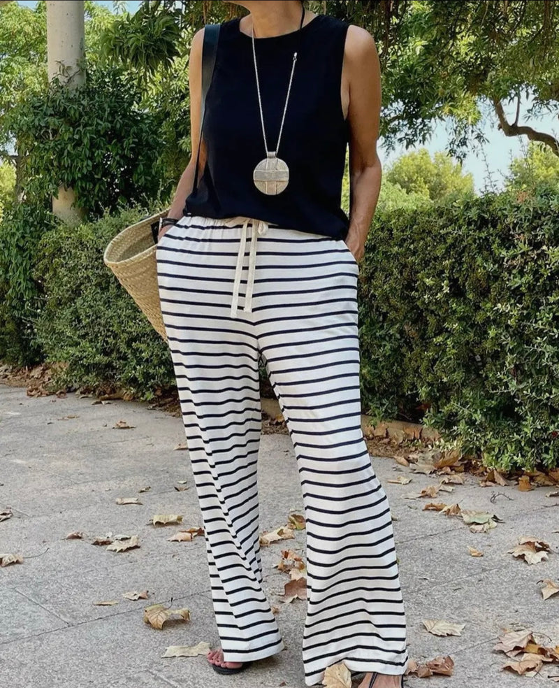 Set Sail Stripe Drawstring Pant