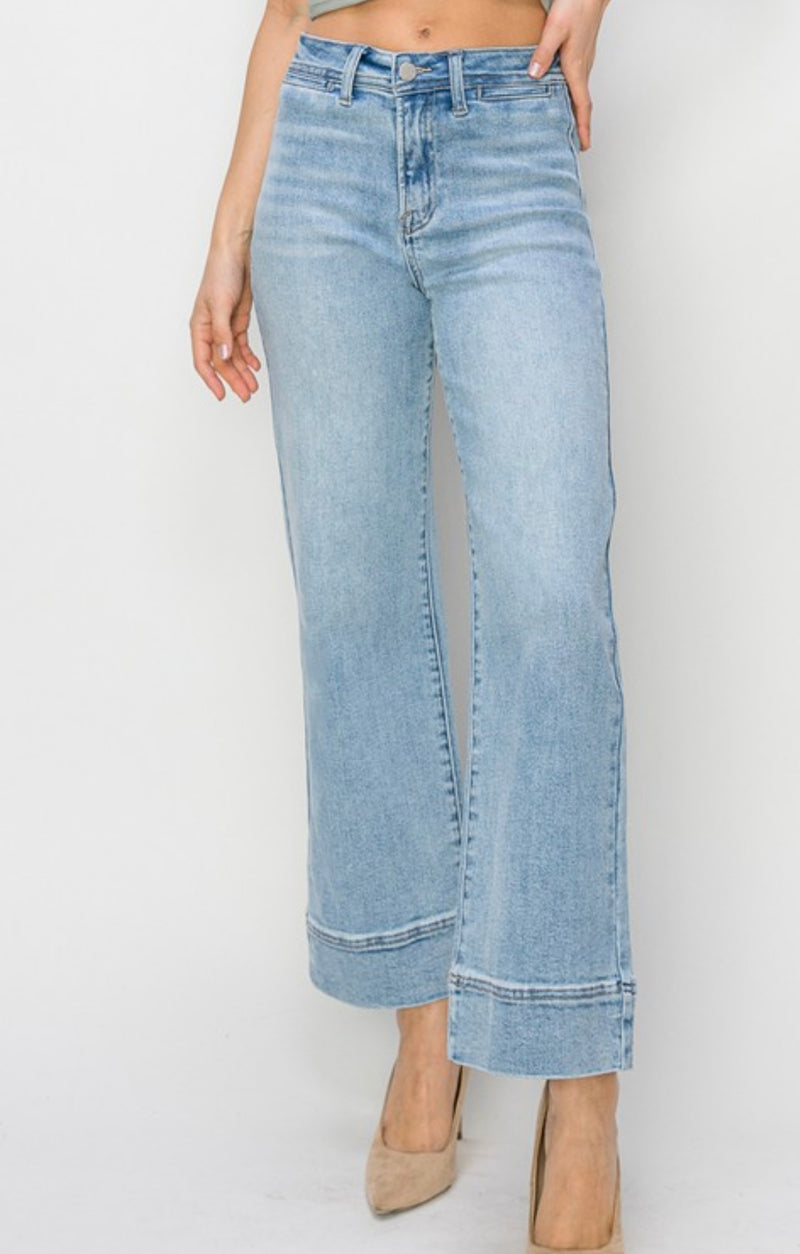 Gentry High Rise Crop Wide Jean