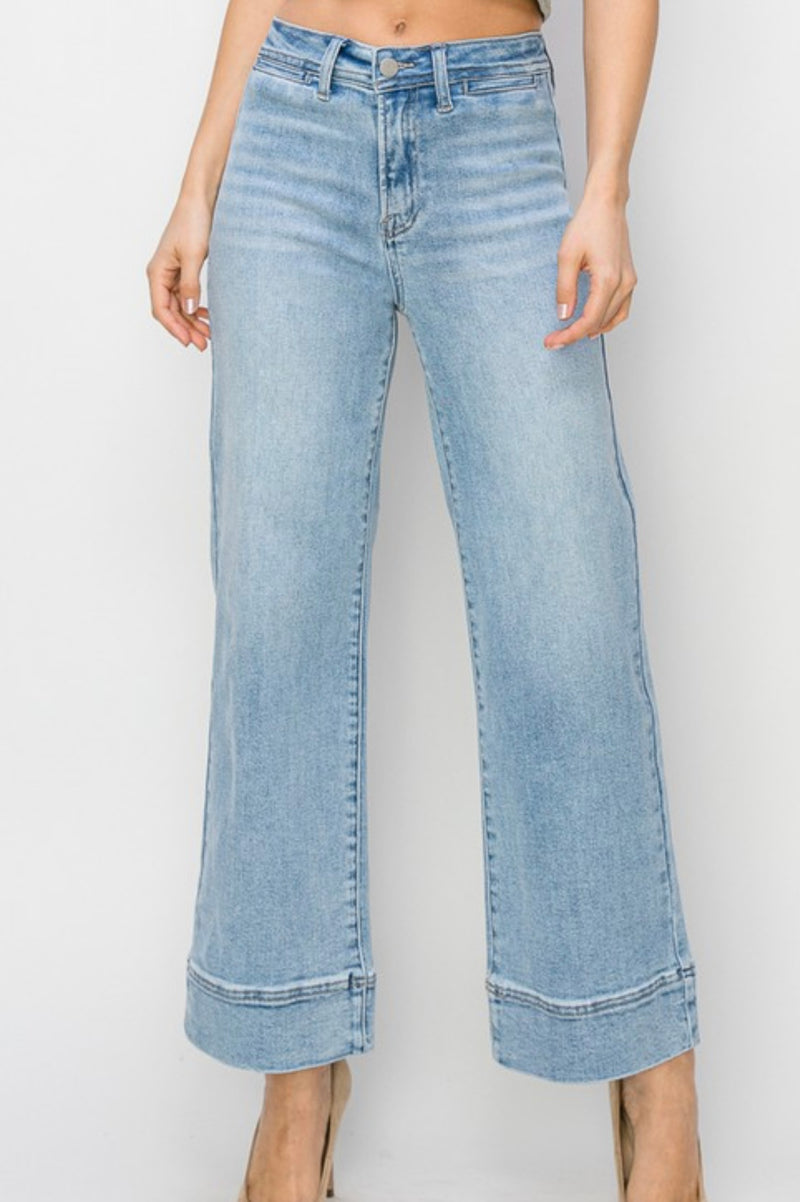 Gentry High Rise Crop Wide Jean