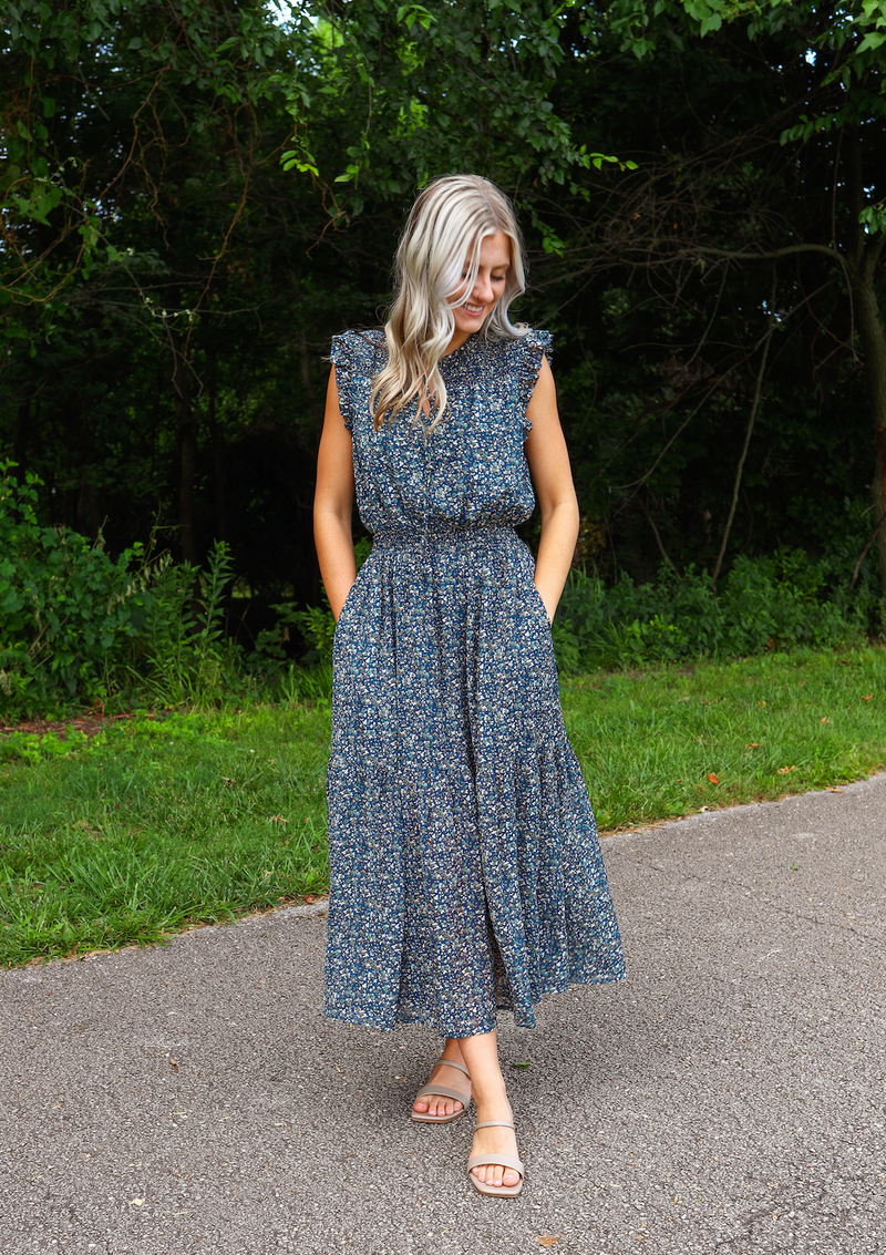 Meet Me At Midnight Midi Dress