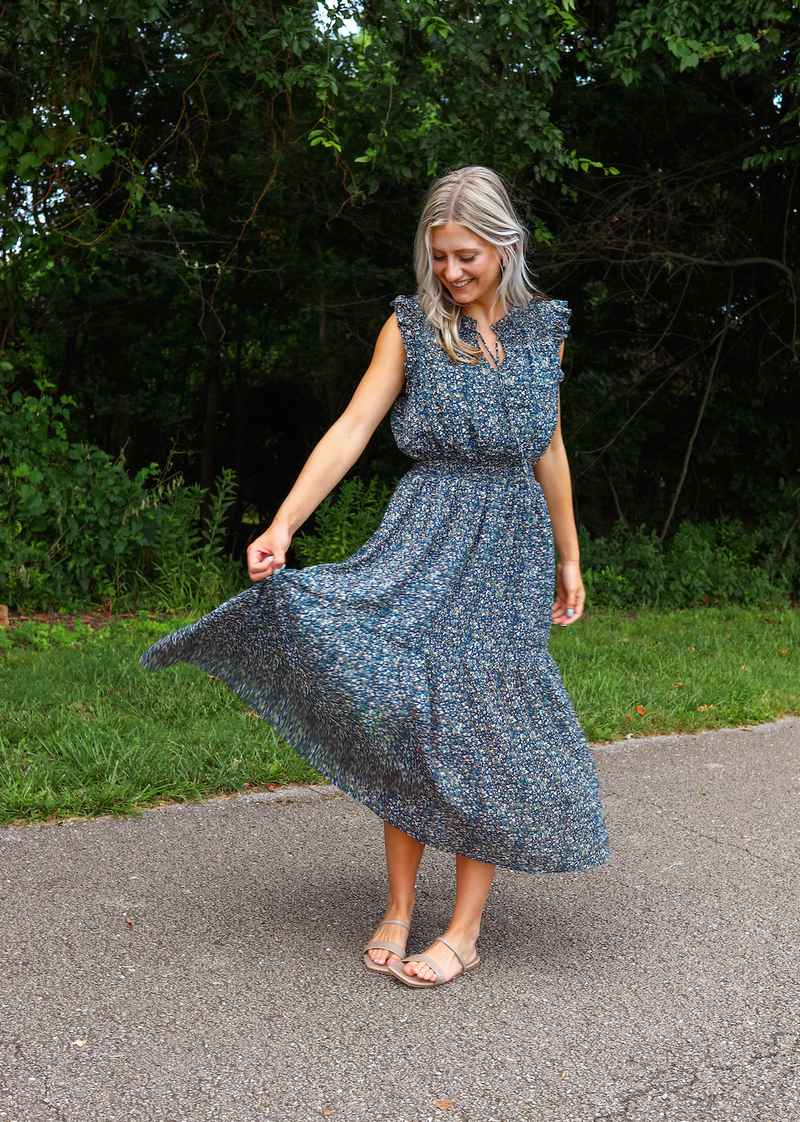 Meet Me At Midnight Midi Dress