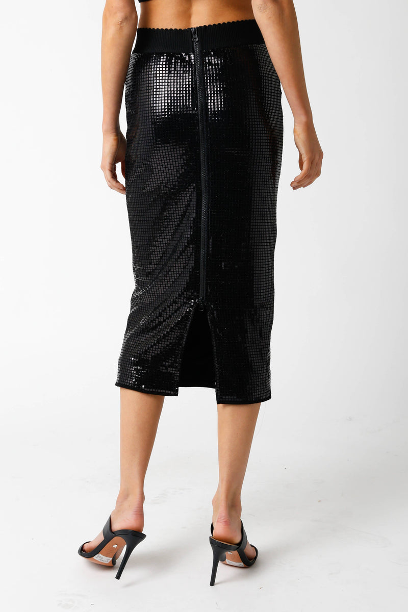 Party Ready Sequin Midi Skirt