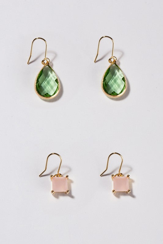 Stone Earring Set (Online Only)