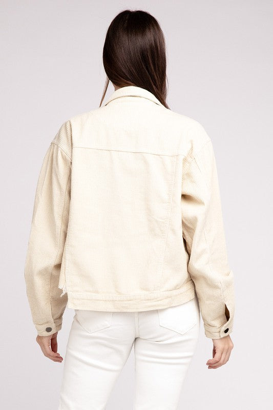 Oversized Ribbed Shacket  (Online Only/Ships from USA)